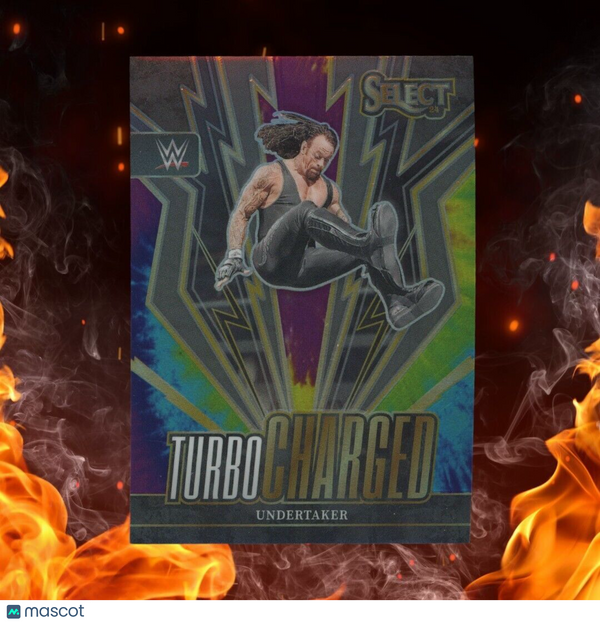 2024 Panini Select WWE UNDERTAKER Turbocharged /25 Tie-Dye Prizm #26