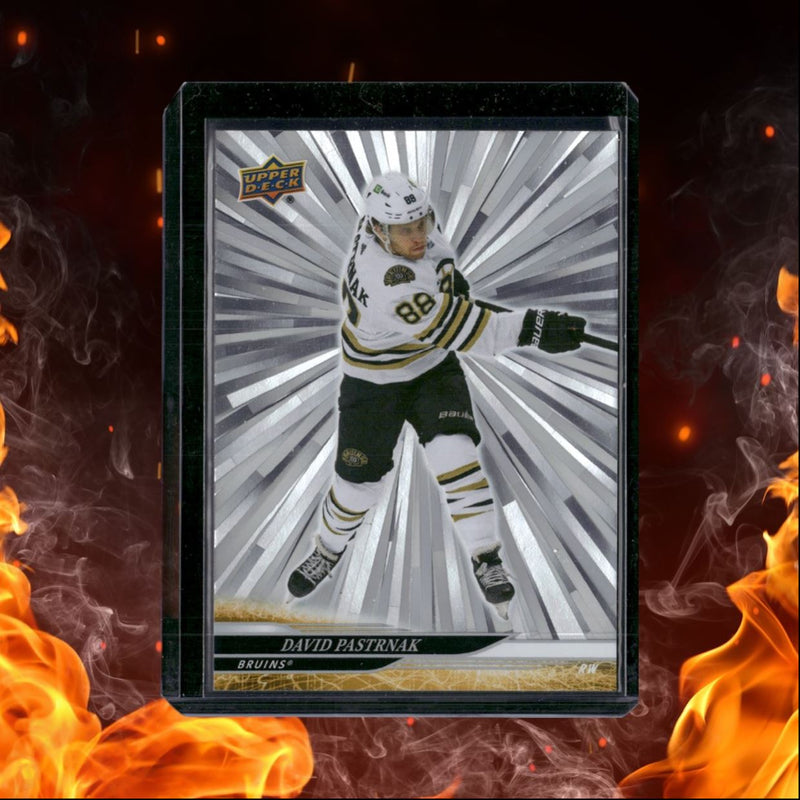 2024-25 Upper Deck David Pastrnak Silver Outburst