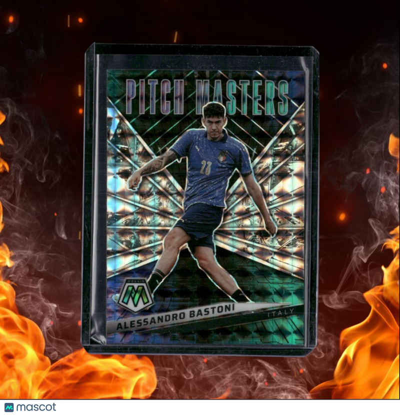 2021 Panini Mosaic Alessandro Bastoni Pitch Masters Mosaic Prizm