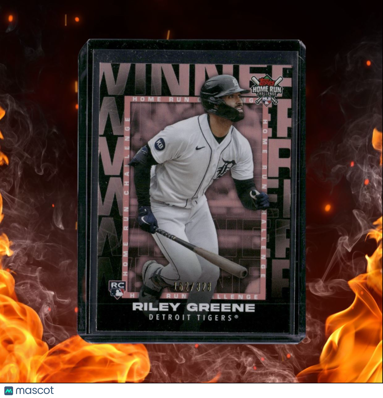 2023 Topps Riley Greene Home Run Challenge Pink May Rookie 162/328 #HRCW-24