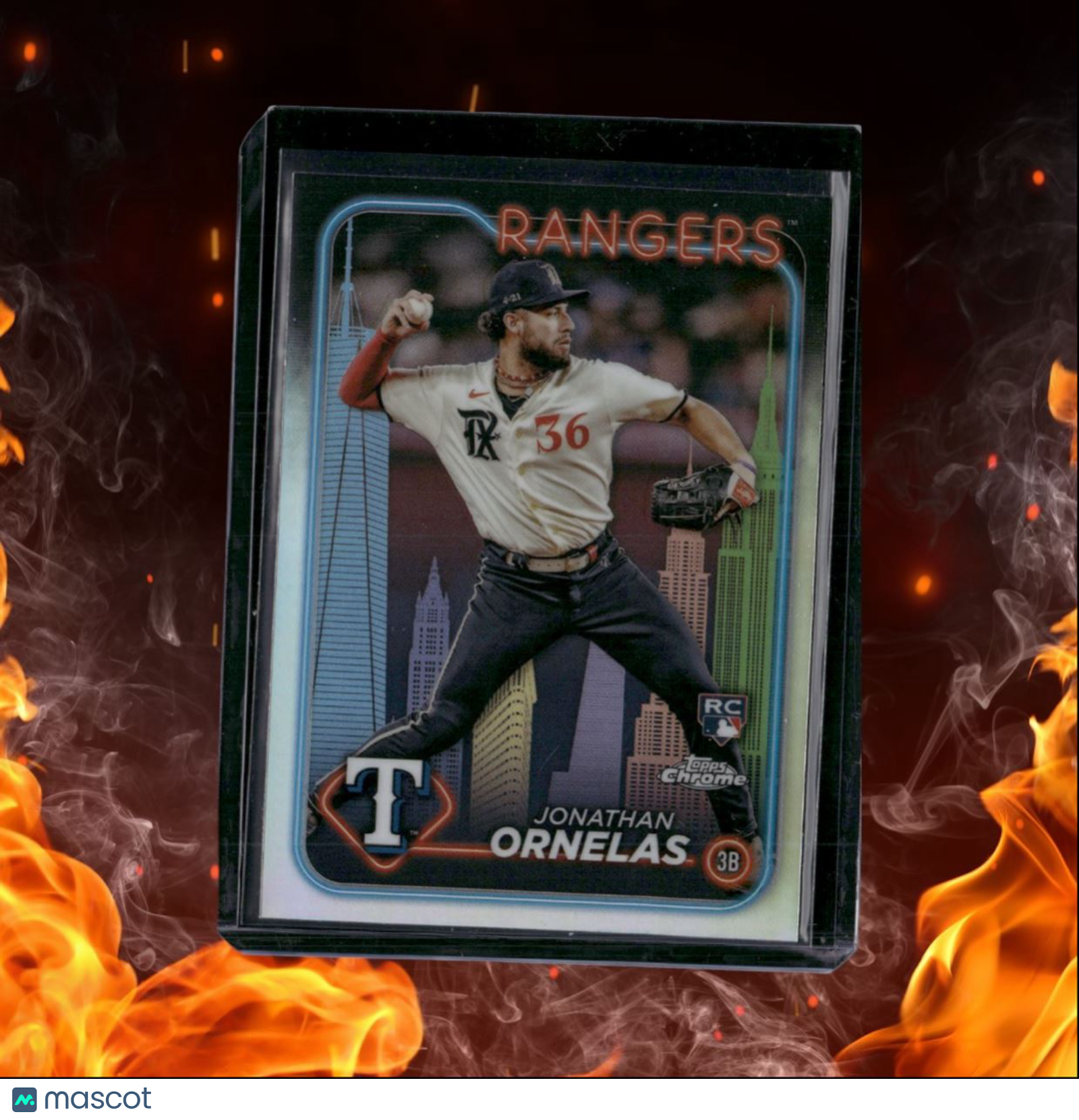 2024 Topps Chrome Fanatics Jonathan Ornelas Big Apple Refractor Rookie #74