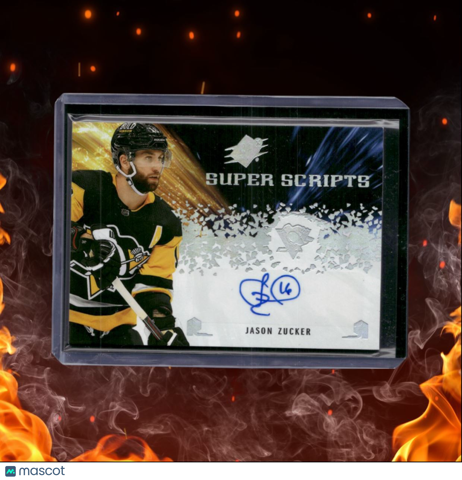 2022-23 Upper Deck SPx Jason Zucker Super scripts Auto #SS-JZ