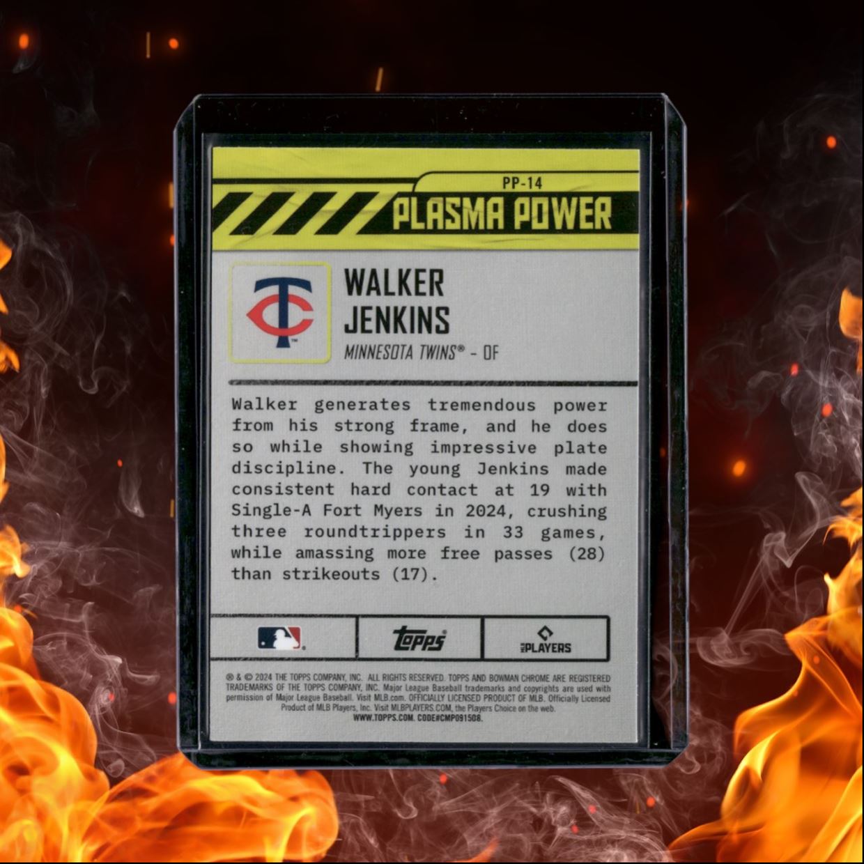 2024 Bowman Chrome Walker Jenkins Prospect Plasma Power #PP-14