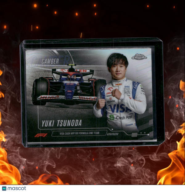 2024 Topps Chrome F1 Yuki Tsunoda Camber #CAM-10