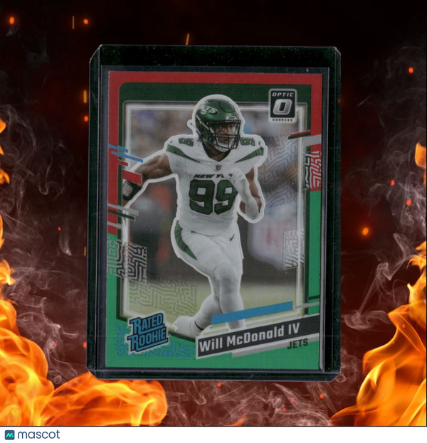 2023 Panini Donruss Will McDonald IV Green Red Optic Preview #380