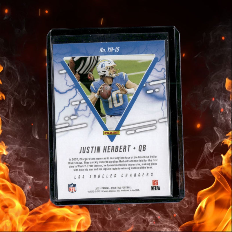 2021 Panini Prestige Justin Herbert Youth Movement