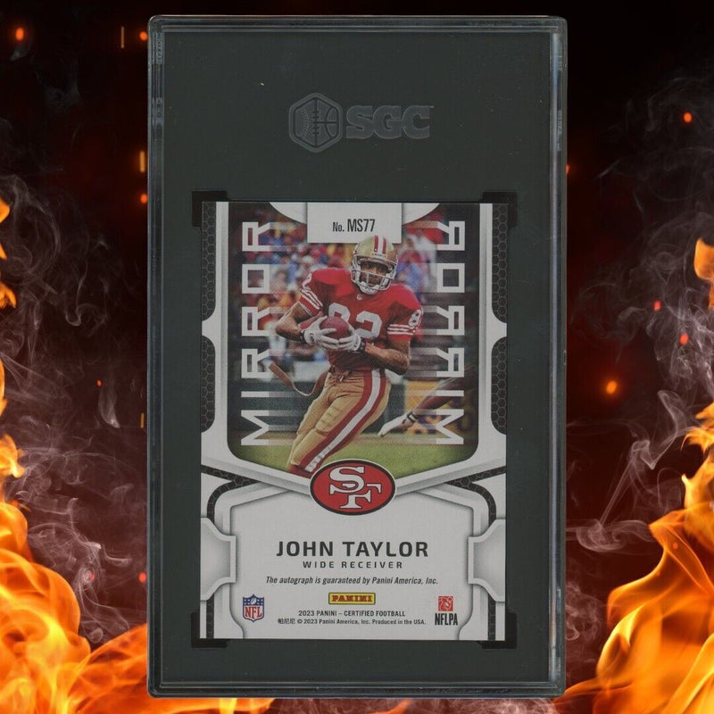 2023 Panini Certified JOHN TAYLOR Auto Mirror Signatures SGC 10 | 10