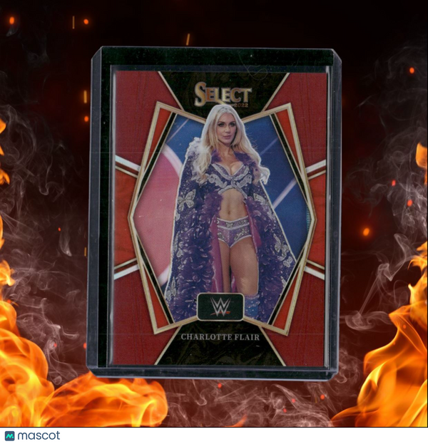 2022 Panini Select Charlotte Flair Maroon Prizm Premier 061/149 #101