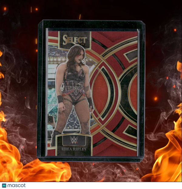 2024 Panini Select WWE Rhea Ripley Maroon Prizm Premier 117/149 #114