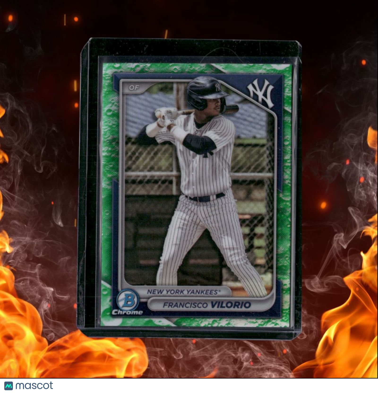 2024 Bowman Draft Chrome Francisco Vilorio Prospect Lunar Green #BDC-107