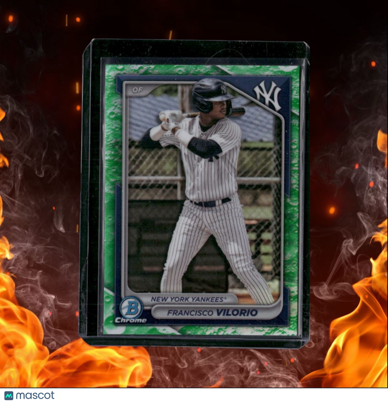 2024 Bowman Draft Chrome Francisco Vilorio Prospect Lunar Green