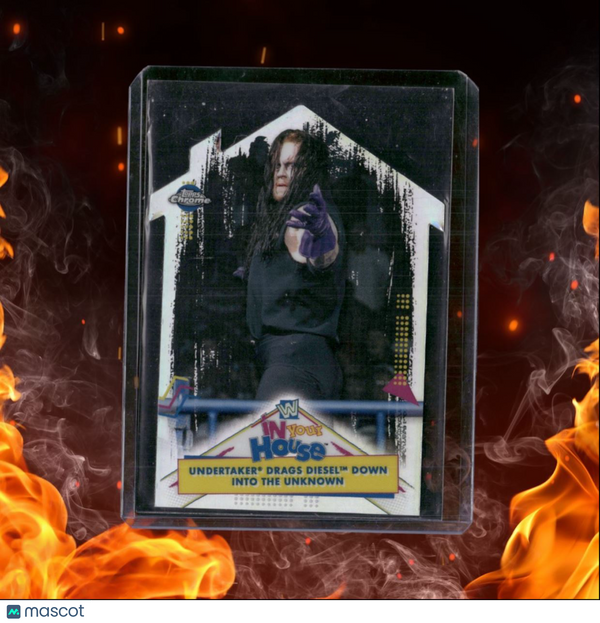 2021 Topps Chrome WWE Undertaker In Your House Die-Cut #IYH-4