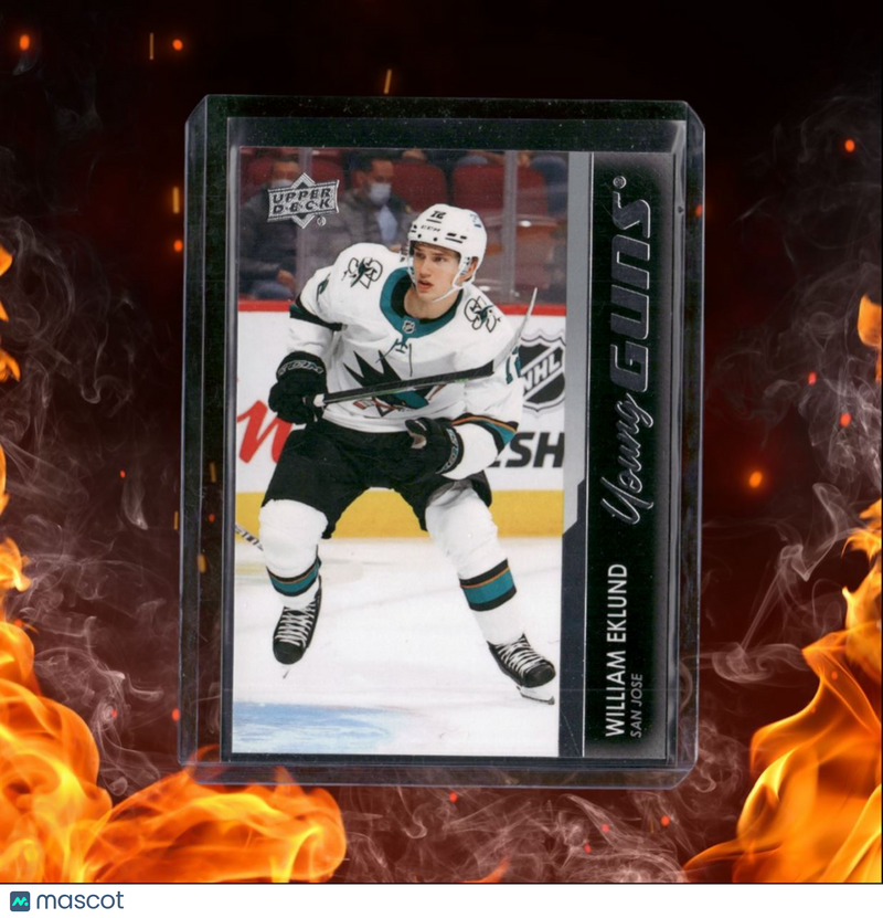 2021-22 Upper Deck William Eklund Young Guns Rookie