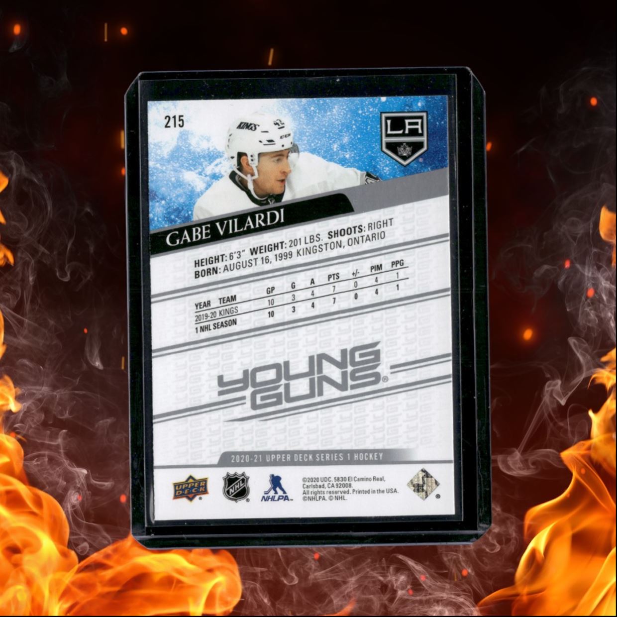 2020-21 Upper Deck Gabe Vilardi Young Guns Rookie #215