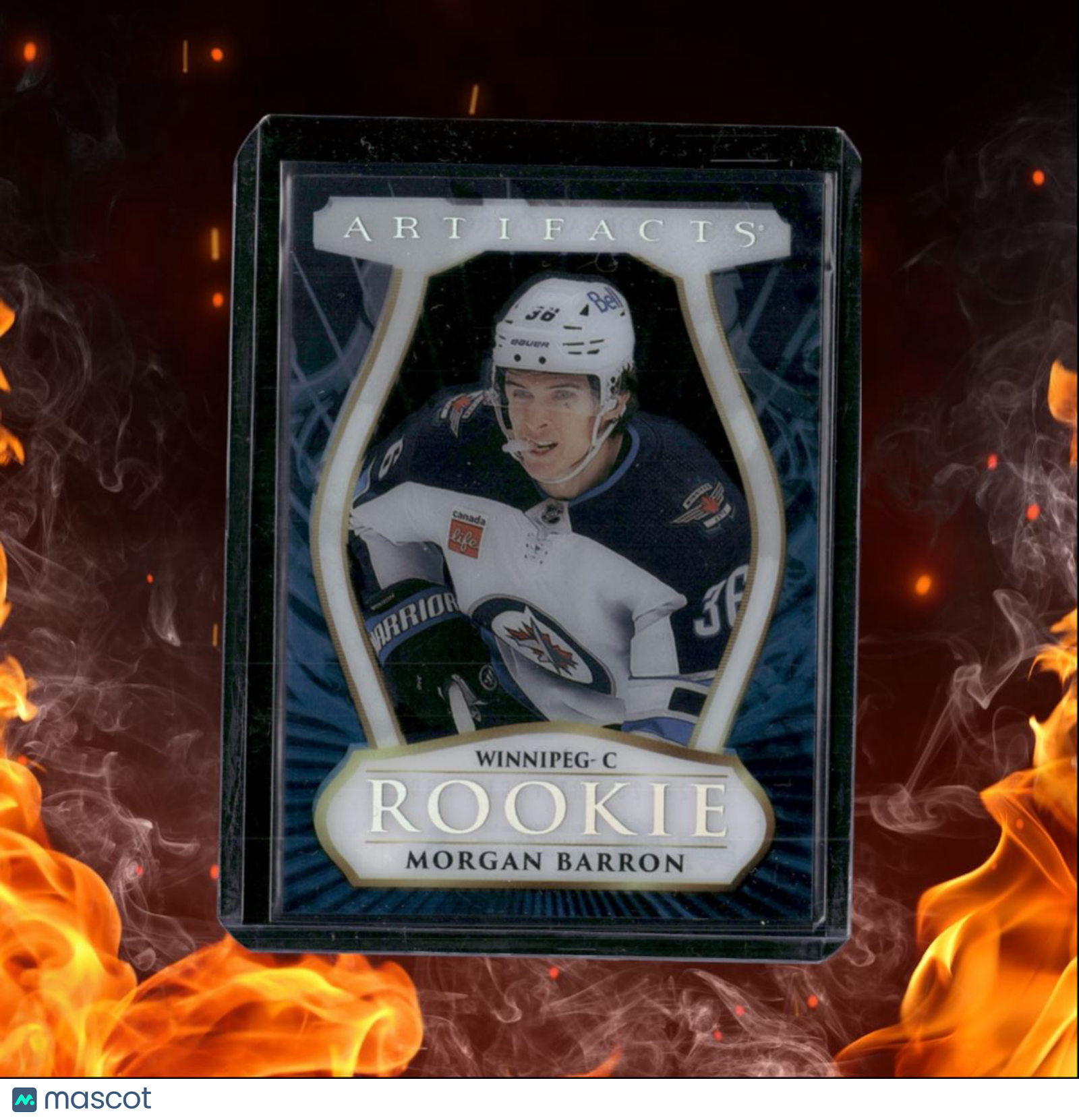 2024-25 Upper Deck Artifacts Morgan Barron Clear Cut SP Rookie #232