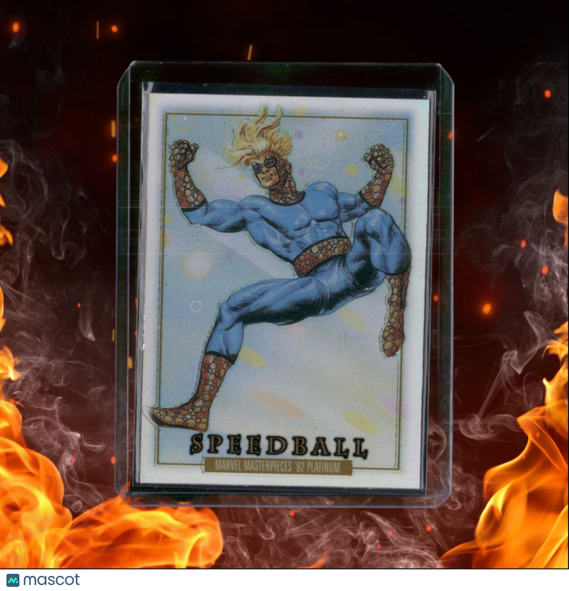 2024 Skybox Marvel Masterpieces '92 Platinum Speedball Rainbow