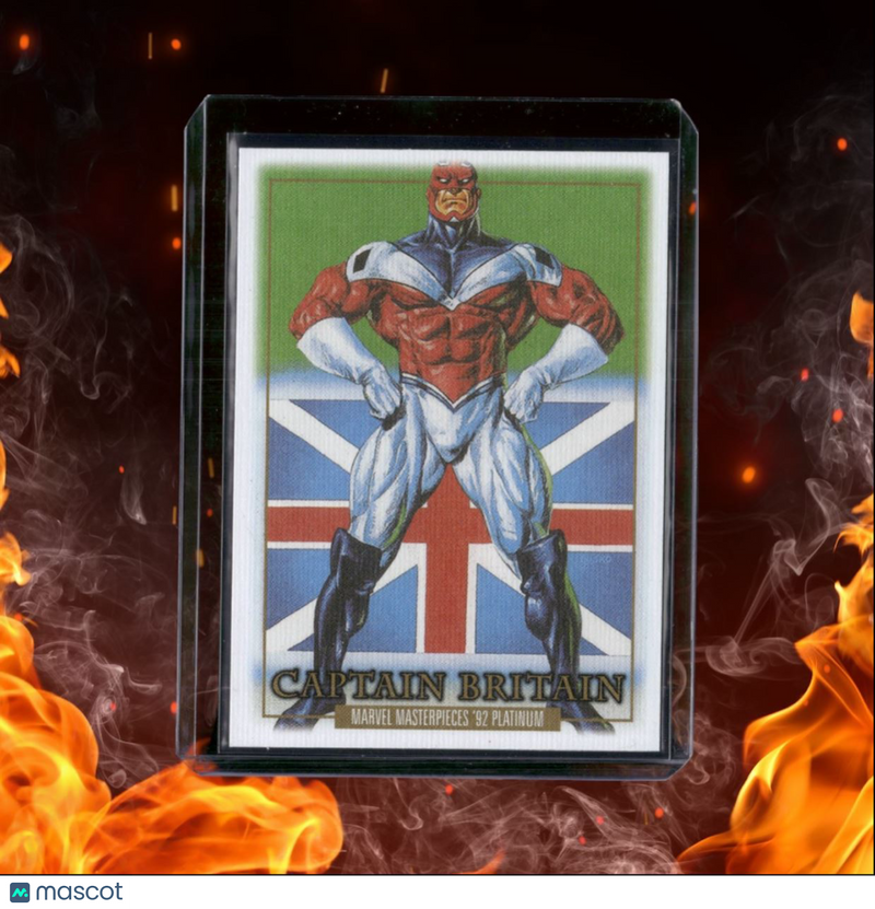 2024 Skybox Marvel Masterpieces '92 Platinum Captain Britain Canvas