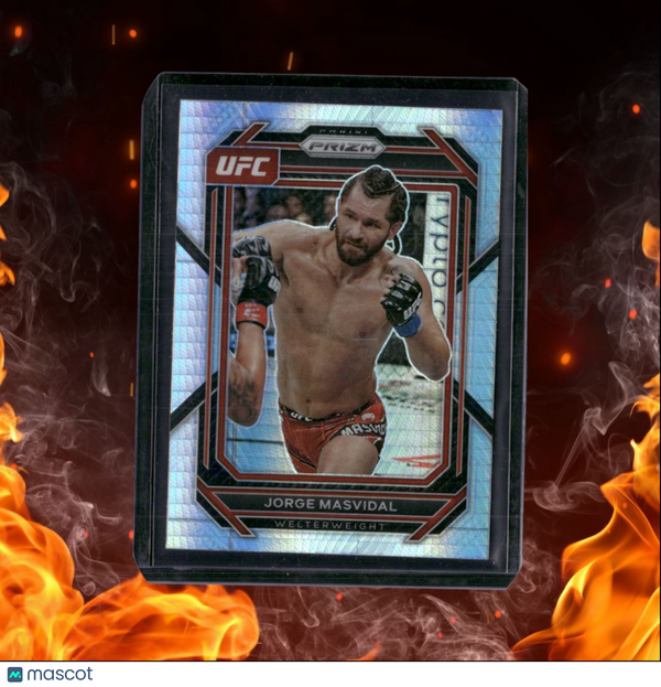 2023 Panini Prizm UFC Jorge Masvidal Hyper Prizm (A) #189