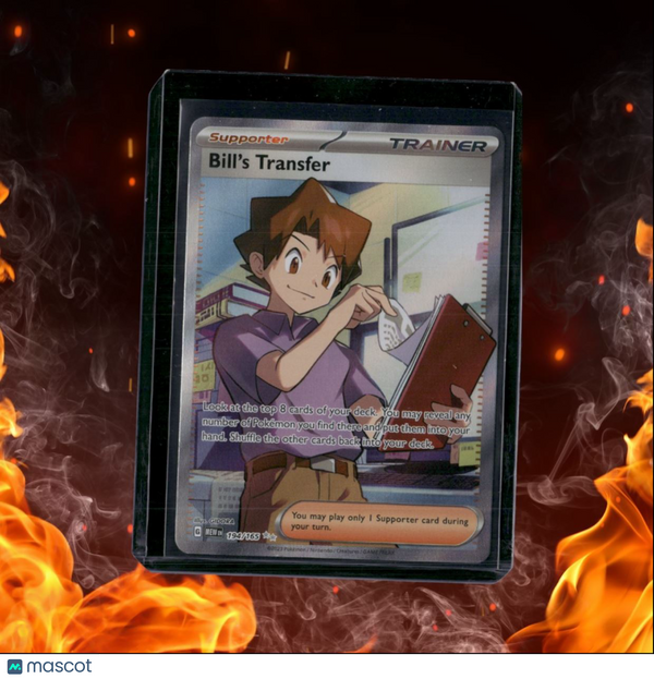 2023 Pokemon 151 English Bill's Transfer Full Art Trainer Double Rare Full Art