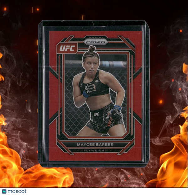 2023 Panini Prizm UFC Maycee Barber Red Prizm 085/199 #162