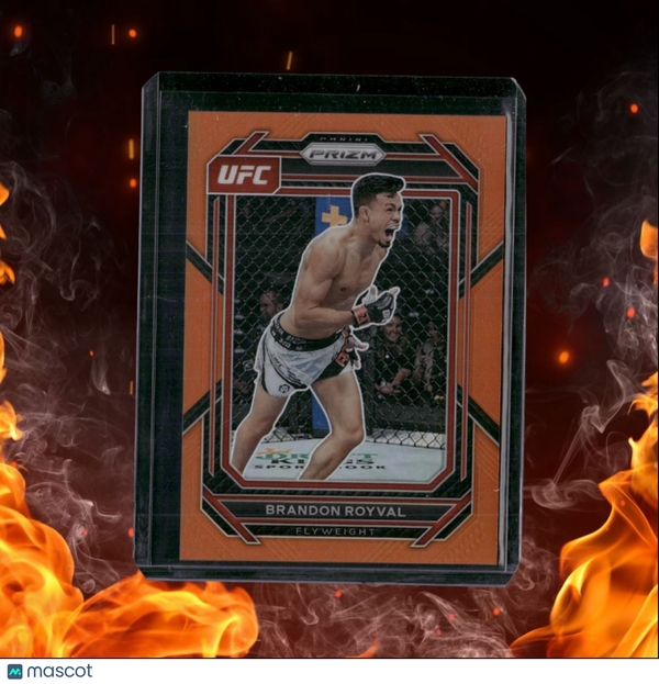 2023 Panini Prizm UFC Brandon Royval Orange Prizm 08/99 #133