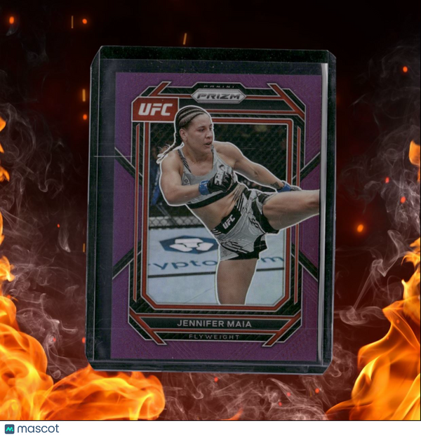 2023 Panini Prizm UFC Jennifer Maia Purple Prizm 074/149 #139