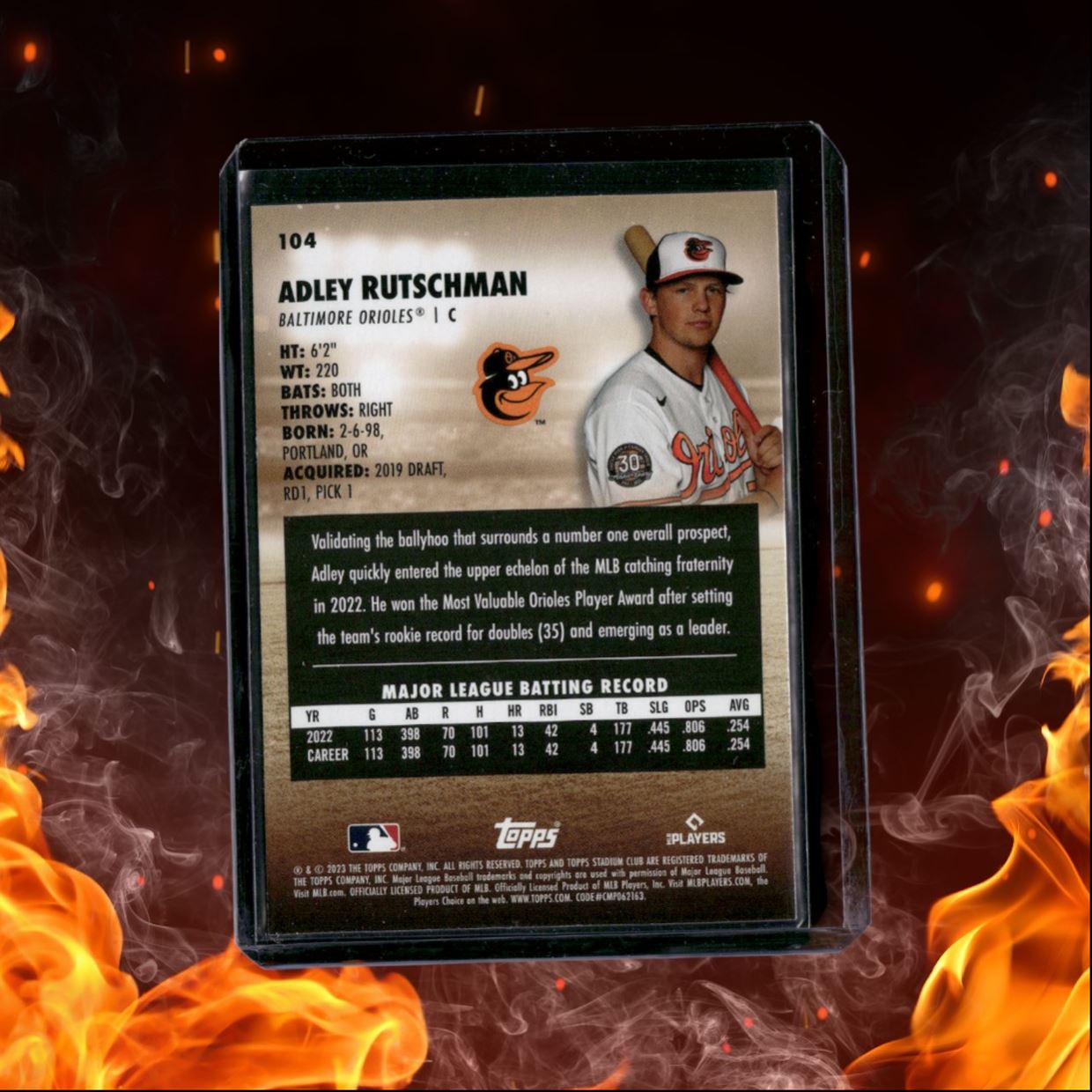 2023 Topps Stadium Club Adley Rutschman (B) Rookie #104