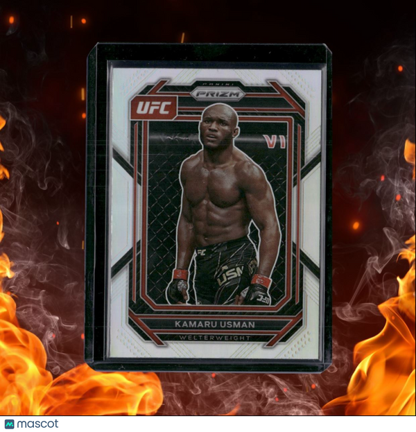 2023 Panini Prizm UFC Kamaru Usman Silver Prizm #120