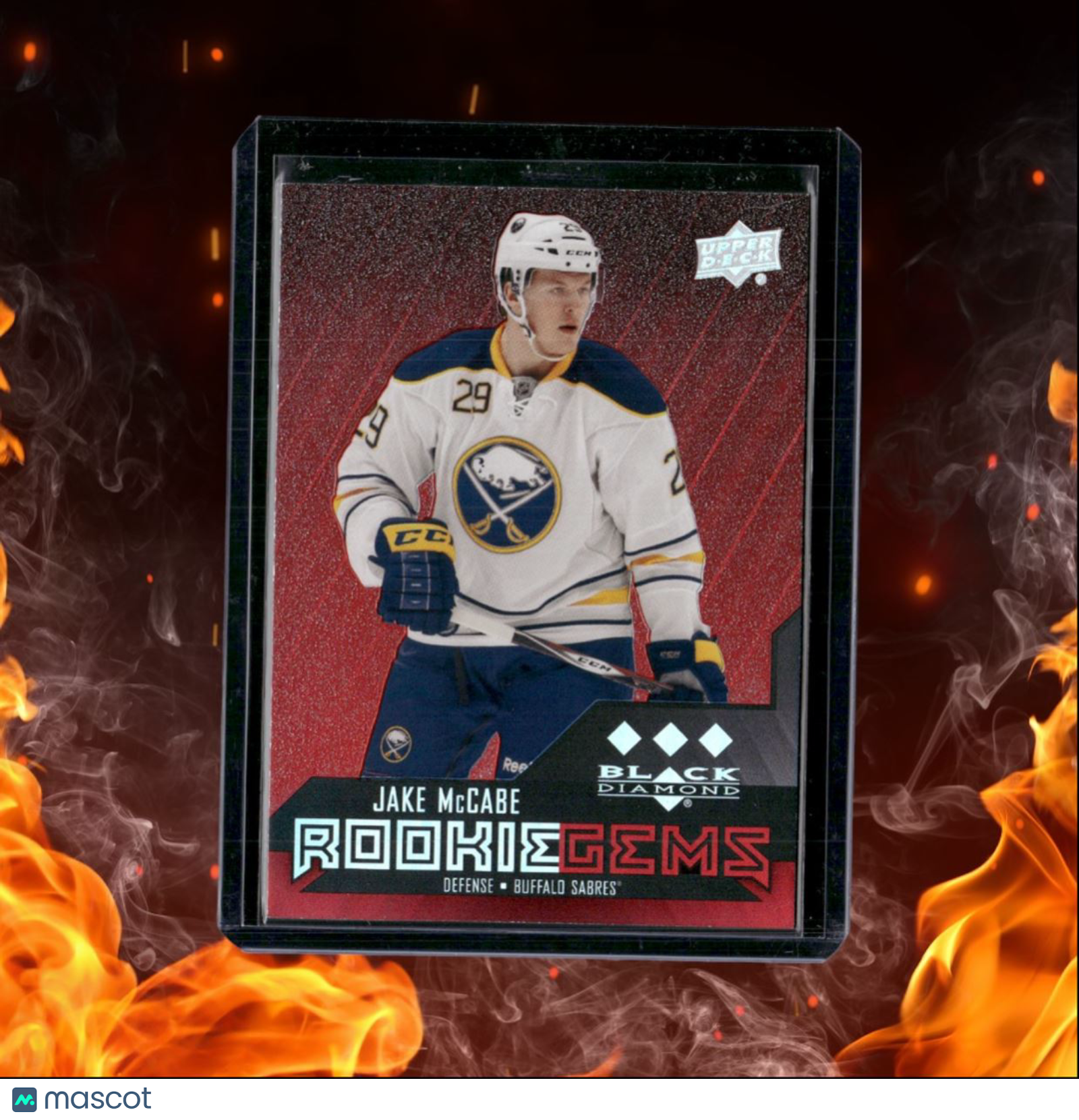 2014-15 Upper Deck Black Diamond Jake McCabe Ruby Rookie 044/150 #194