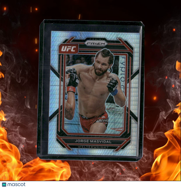 2023 Panini Prizm UFC Jorge Masvidal Hyper Prizm (B) #189