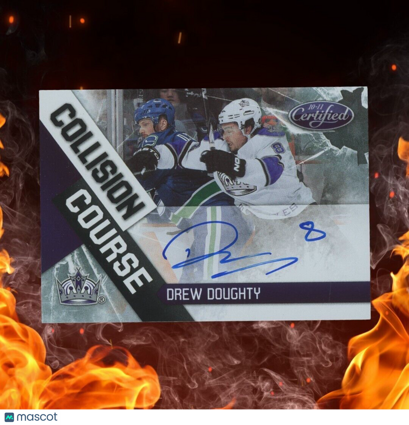 2010-11 Panini Cerified DREW DOUGHTY Auto /100 Collision Course