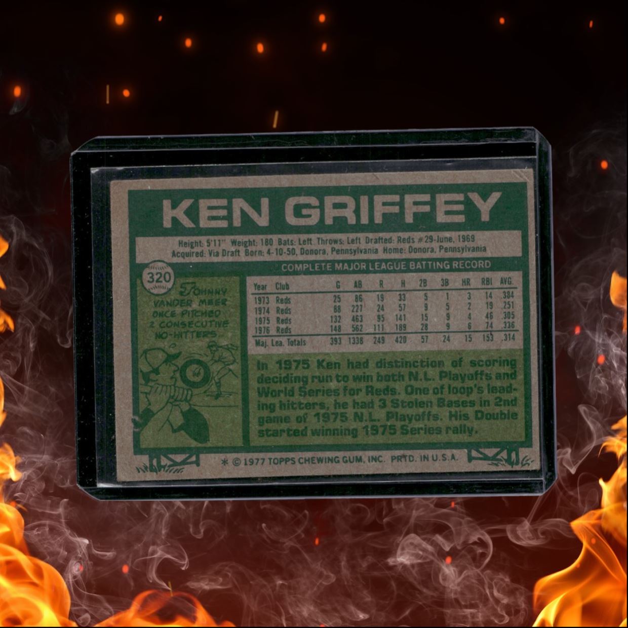 1977 Topps Ken Griffey #320