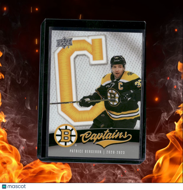 2023-24 Upper Deck Boston Bruins Centennial Patrice Bergeron Captains #163