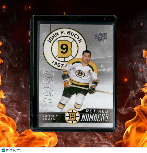 2023-24 Upper Deck Boston Bruins Centennial Johnny Bucyk Retired Numbers #101