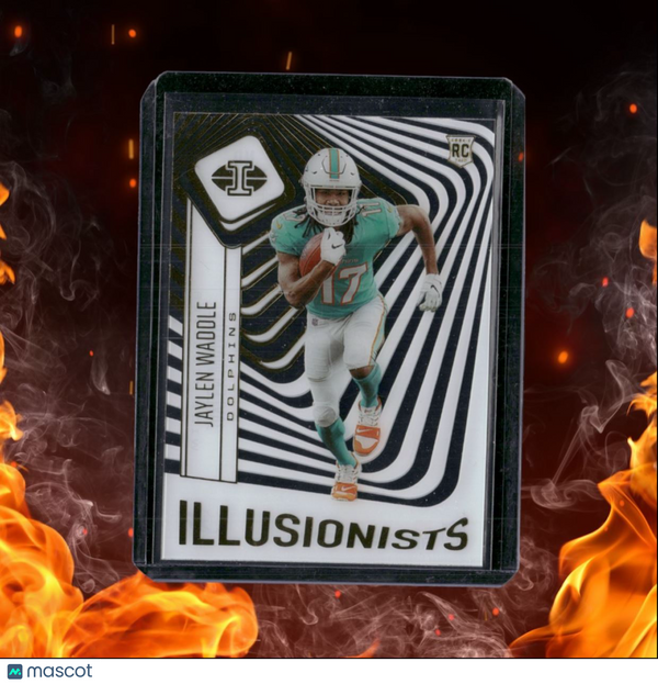 2021 Panini Illusions Jaylen Waddle Illusionists Orange Rookie #ILL-20