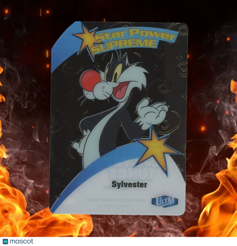 2024 Skybox Fleer Retro Looney Tunes SYLVESTER Star Power Clear