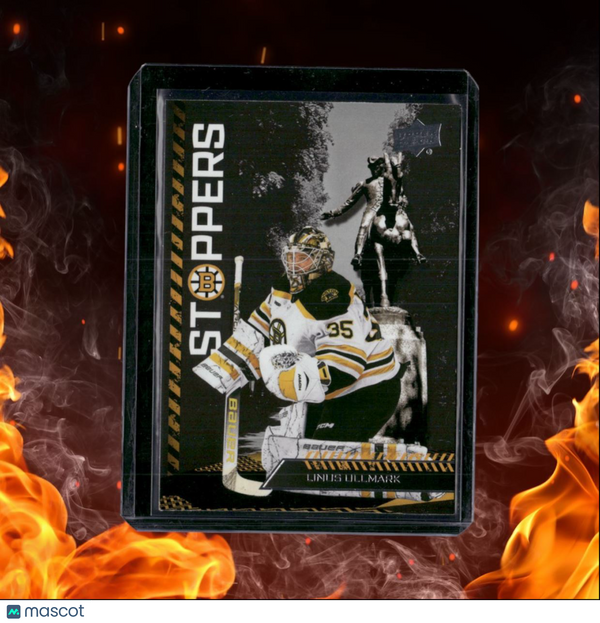 2023-24 Upper Deck Boston Bruins Centennial Linus Ullmark Stoppers #ST-14