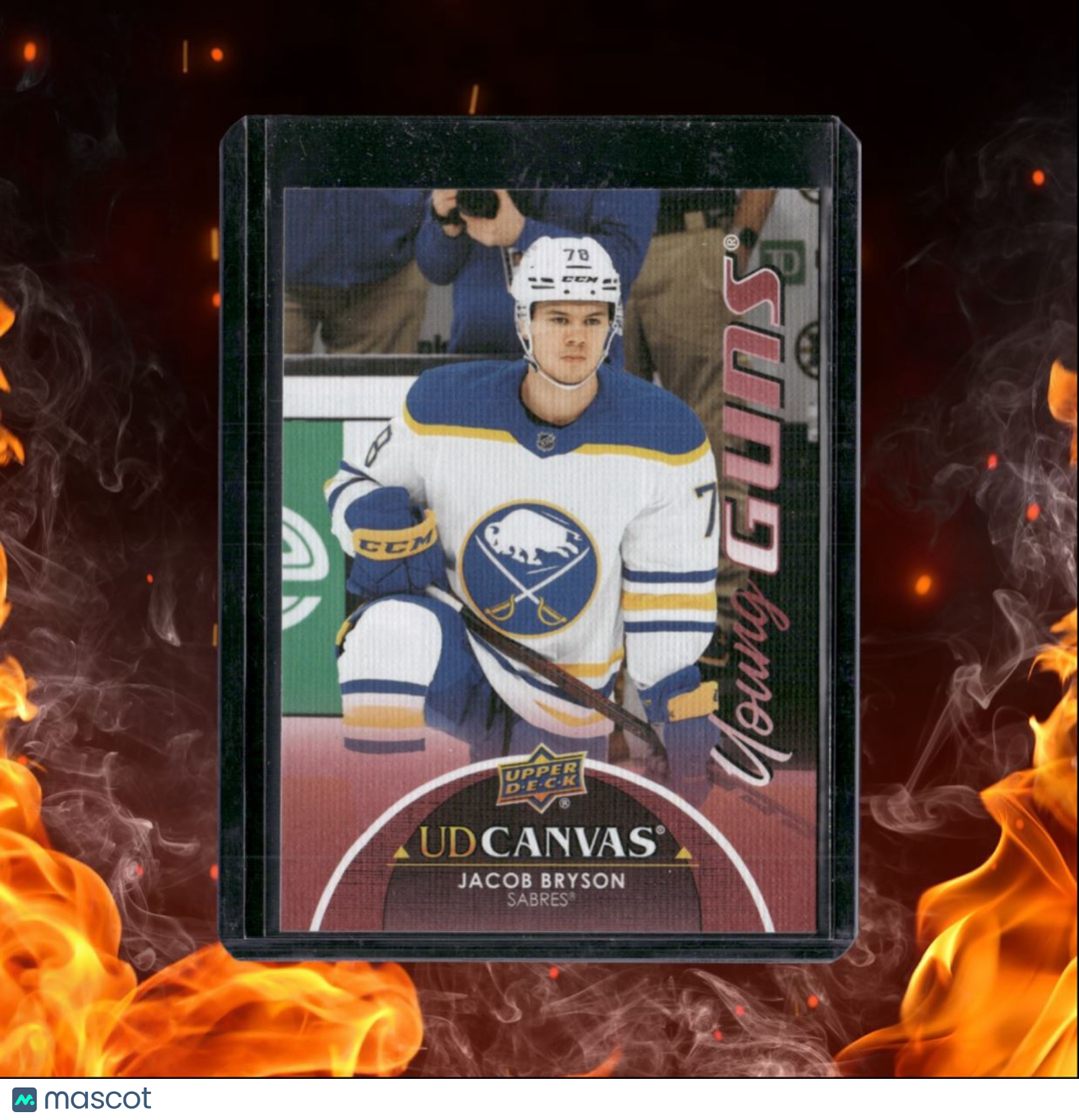 2021-22 Upper Deck Jacob Bryson Young Guns Canvas Rookie #248
