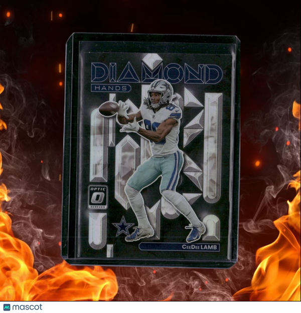 2022 Donruss Optic CeeDee Lamb Diamond Hands Holo Prizm #DH-6