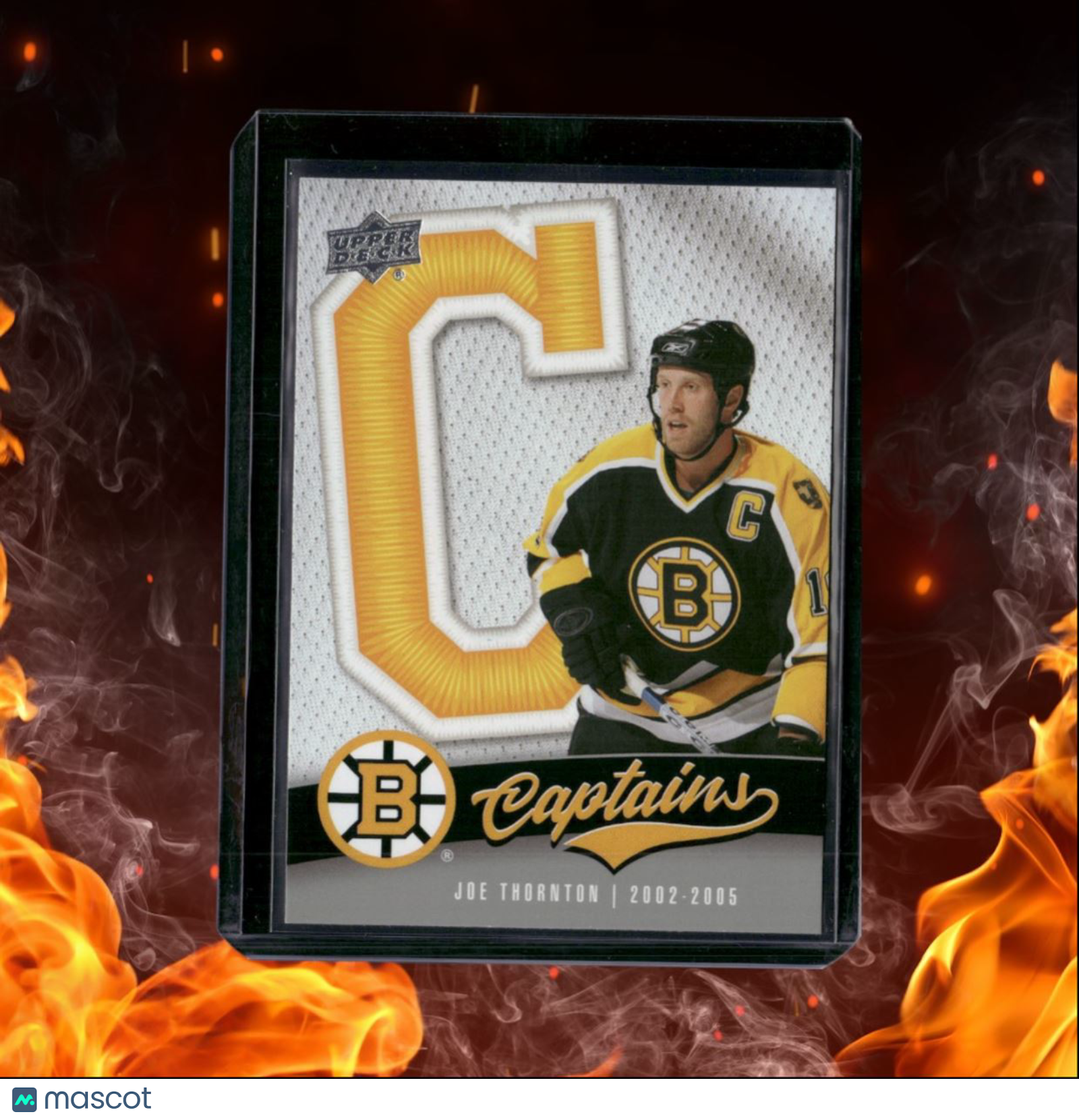 2023-24 Upper Deck Boston Bruins Centennial Joe Thornton Captains #166