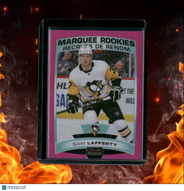 2019-20 O-Pee-Chee Platinum Sam Lafferty Matte Pink SP Rookie #172