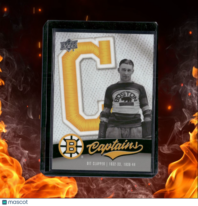 2023-24 Upper Deck Boston Bruins Centennial Dit Clapper Captains