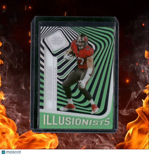 2021 Panini Illusions Rob Gronkowski Illusionists Green #ILL-2