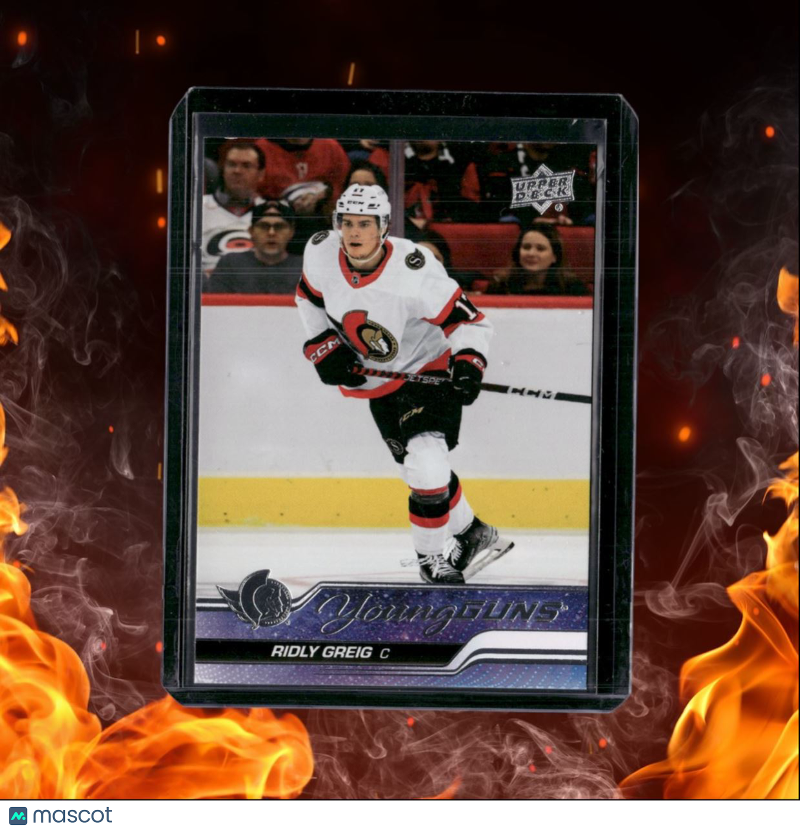 2023-24 Upper Deck Ridly Greig Young Guns Rookie #212