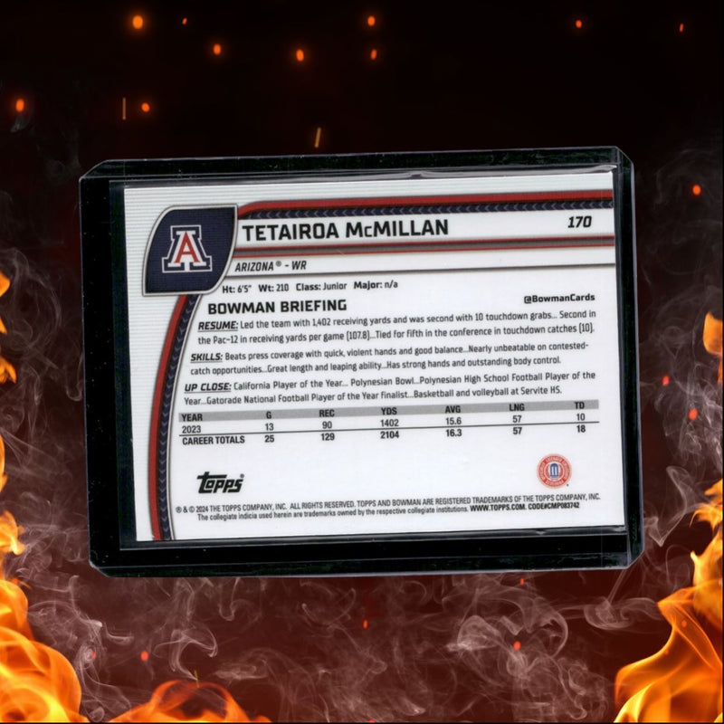 2024 Bowman University Chrome Tetairoa McMillan X-Fractor SP