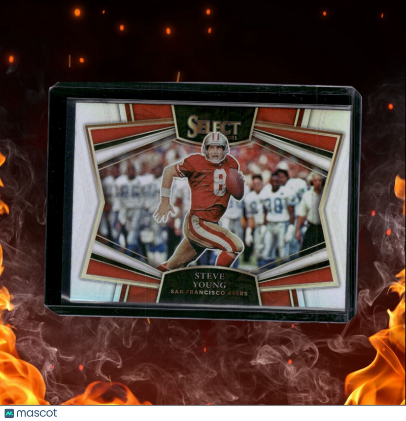 2021 Panini Select Steve Young Snapshots Silver Prizm