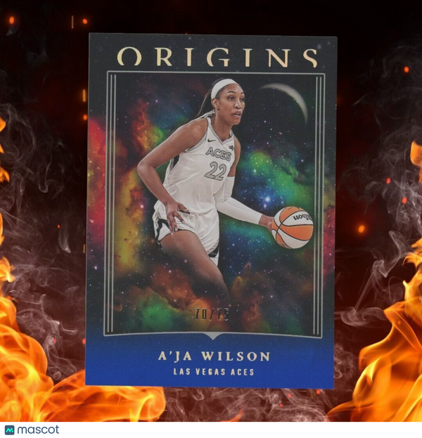 2024 Panini Origins WNBA A'JA WILSON /75 Blue #34