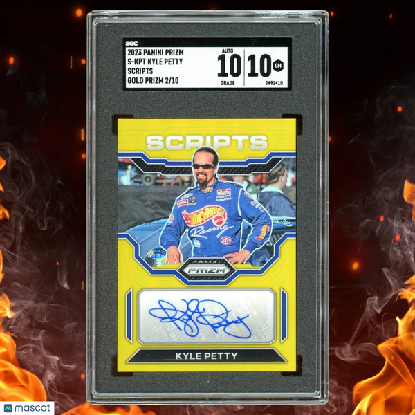 2023 Panini Prizm KYLE PETTY Scripts Auto /10 Gold SGC 10 | 10 #S-KPT