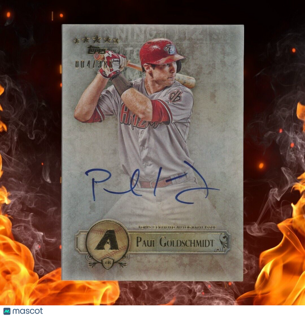 2013 Topps Five Star PAUL GOLDSCHMIDT Auto /386 Retired Active Player #FSBA-PG