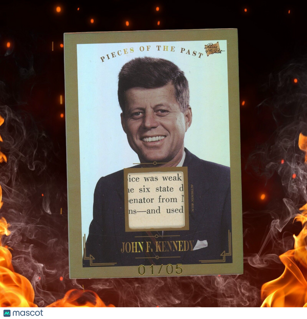 2023 Super Pieces of the Past JOHN F. KENNEDY Relic 1/5 Gold Relic #134